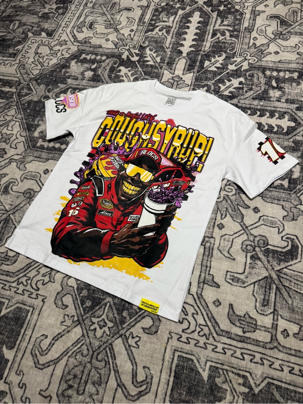 Awful Lot Of Cough Syrup Tee size L